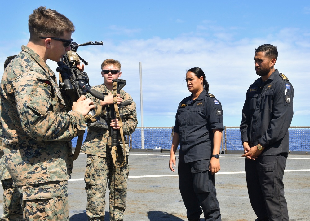 USS Germantown (LSD 42) RNZN sailors