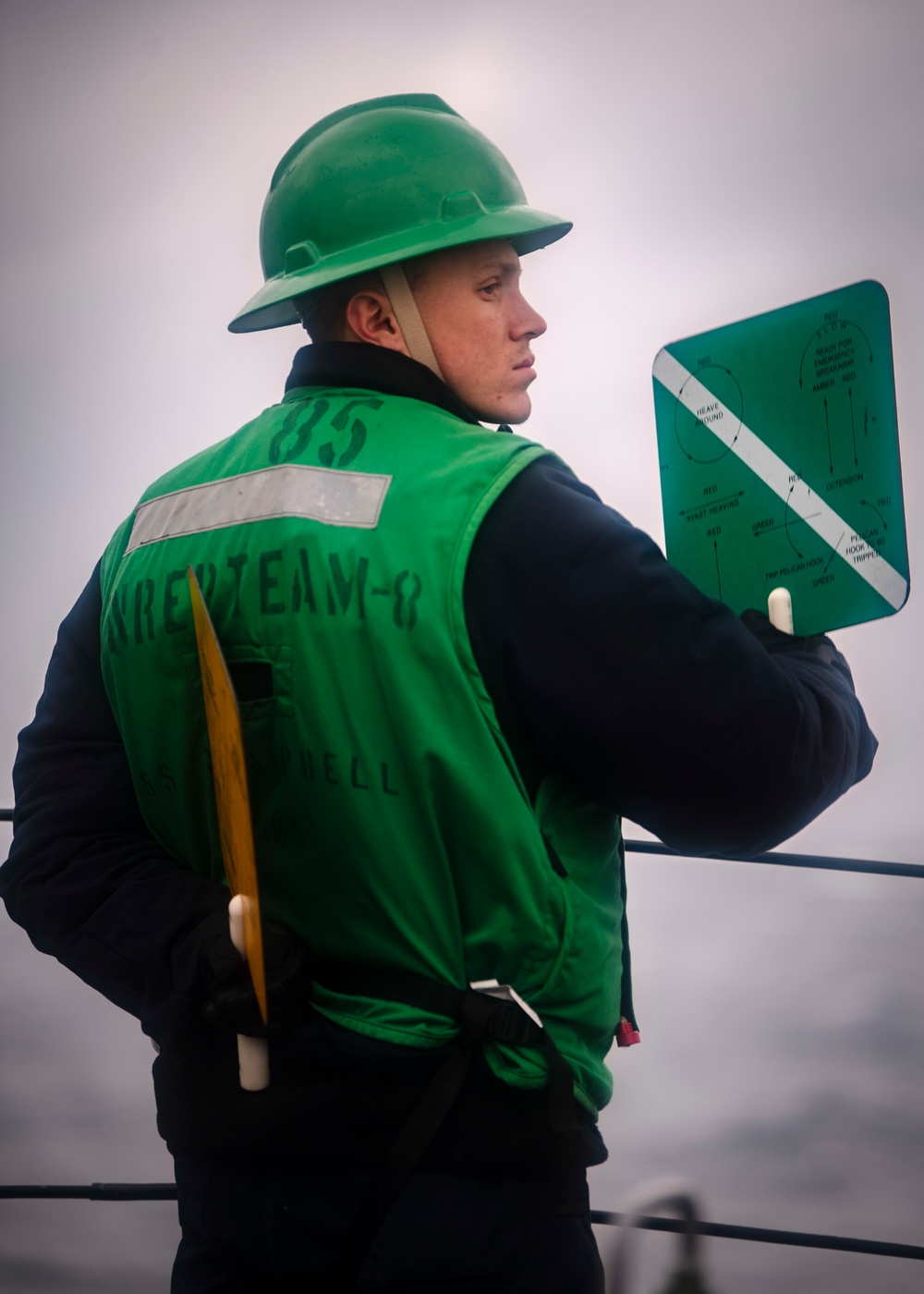 USS McCampbell (DDG 85) conducts FAS with USNS Richard E. Byrd