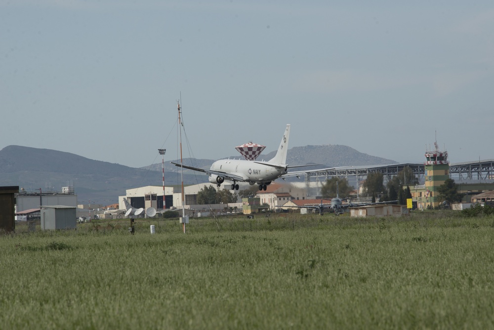 VP-4 P-8A Lands Following Dynamic Manta 2020 flight