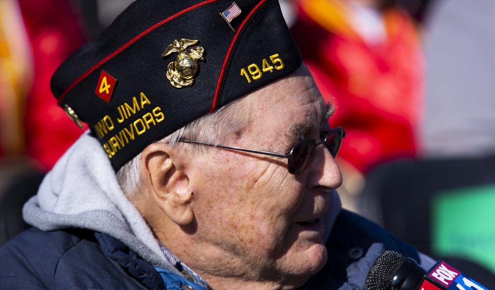 75th Anniversary of the Battle of Iwo Jima at the National Iwo Jima Memorial