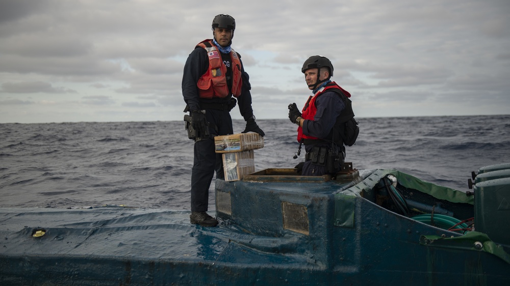 The U.S. Coast Guard Cutter Mohawk (WMEC 913) Supports Operation Martillo