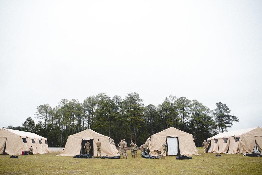 Four tents