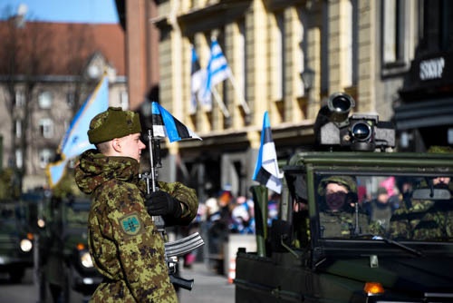Command Team Visits Estonia During Independence Day Celebration