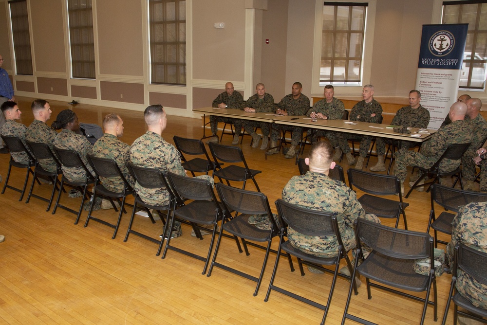 Leaders at Camp Lejeune kick-off Navy Marine Corps Relief Society Active Duty Fund Drive