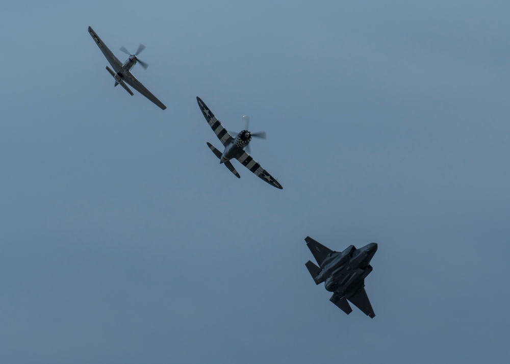 F-35A Demonstration Team practices at Heritage Flight Training Course