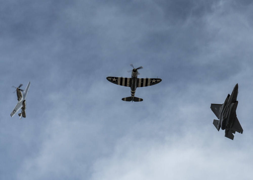 F-35A Demonstration Team practices at Heritage Flight Training Course