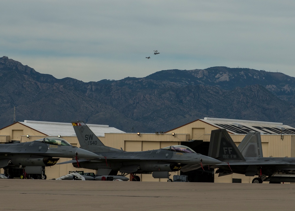 F-35A Demonstration Team practices at Heritage Flight Training Course