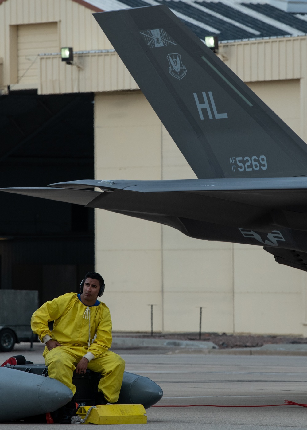 F-35A Demonstration Team practices at Heritage Flight Training Course