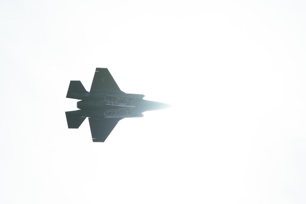 F-35A Demonstration Team practices at Heritage Flight Training Course