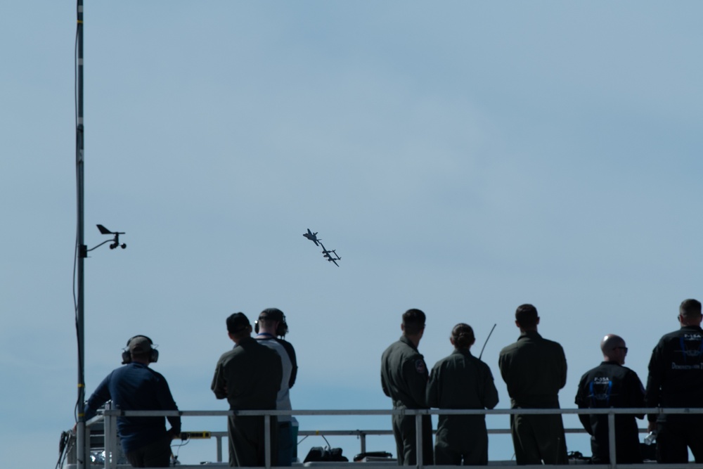 F-35A Demonstration Team practices at Heritage Flight Training Course