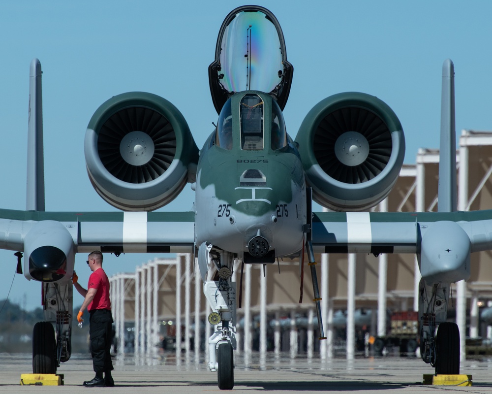 F-35A Demonstration Team practices at Heritage Flight Training Course