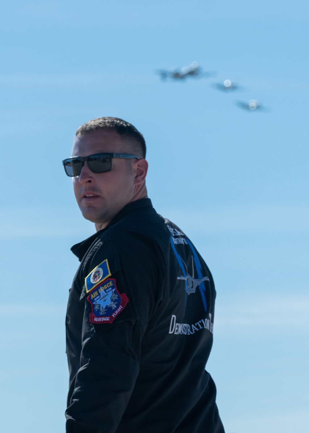 F-35A Demonstration Team practices at Heritage Flight Training Course