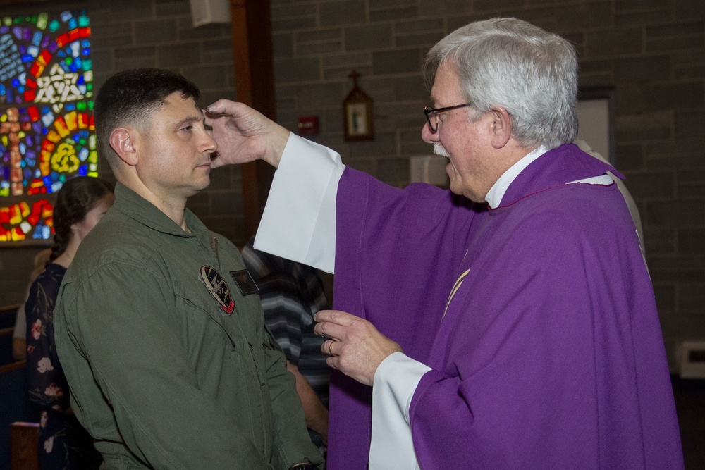 Base, station churches host Ash Wednesday services