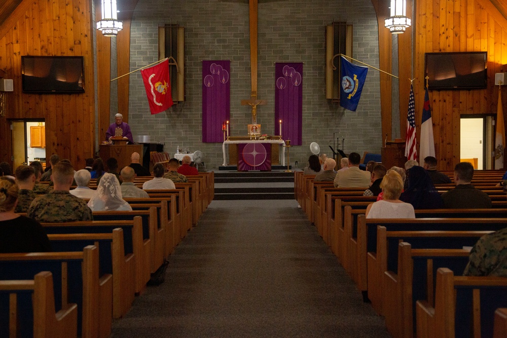 Base, station churches host Ash Wednesday services