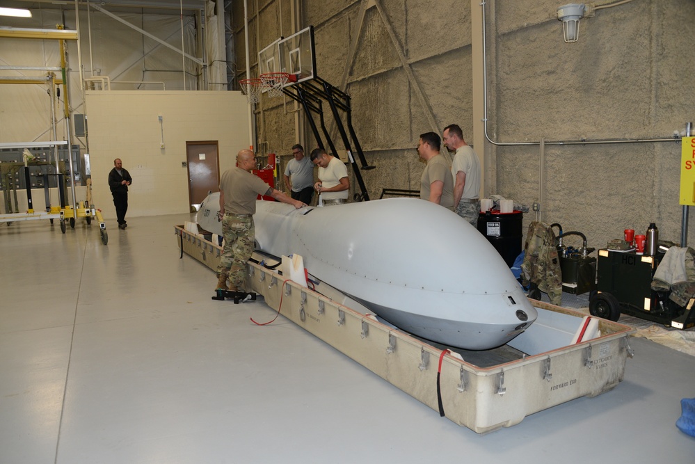 MQ-1 paint prep