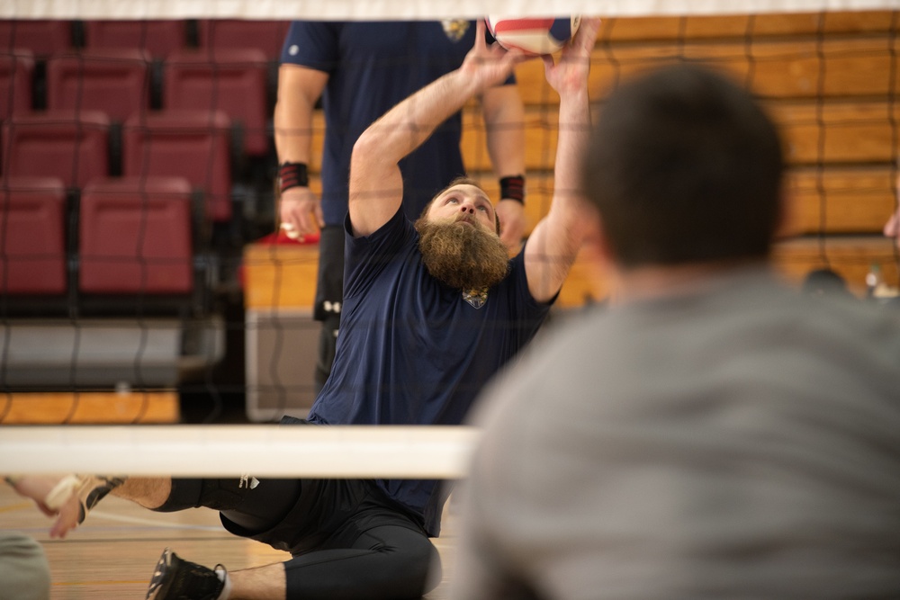2020 Marine Corps Trials Sitting Volleyball Practice Day 3