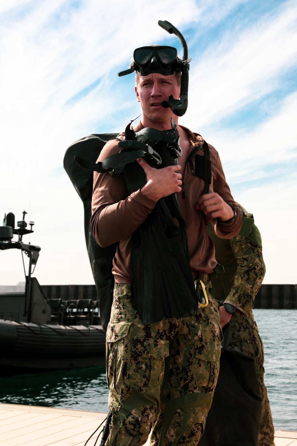 U.S. Navy Explosive Ordnance Disposal Technician