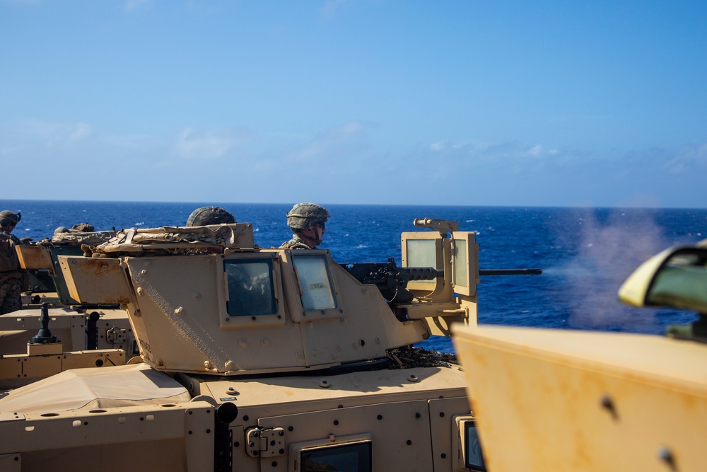 Guns Up: 31st MEU CAAT 2 increases proficiency with crew-served weapons