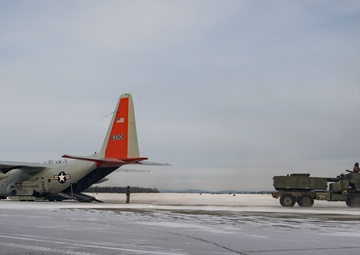 Arctic Edge HIMARS M142 load