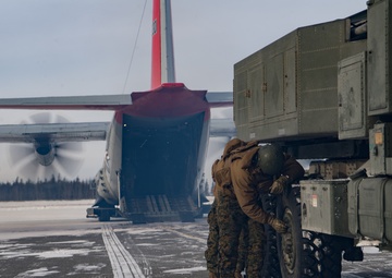 Arctic Edge HIMARS M142 load