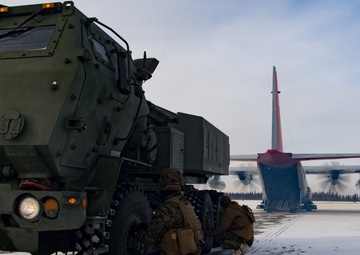 Arctic Edge HIMARS M142 load