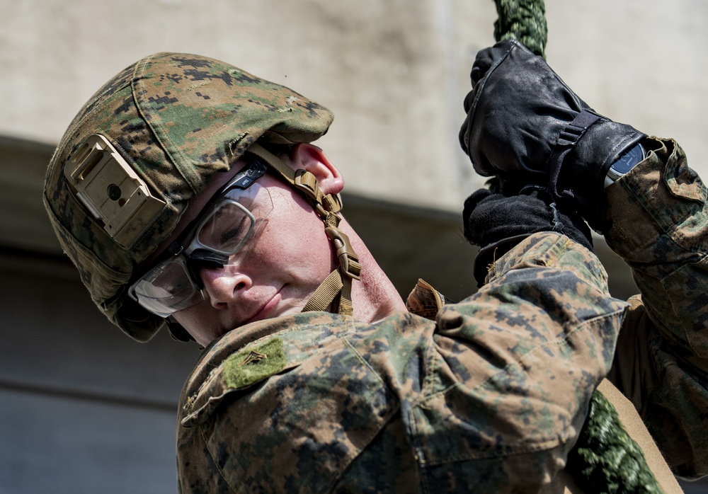 Ranges of MCIPAC: Camp Schwab rappel tower