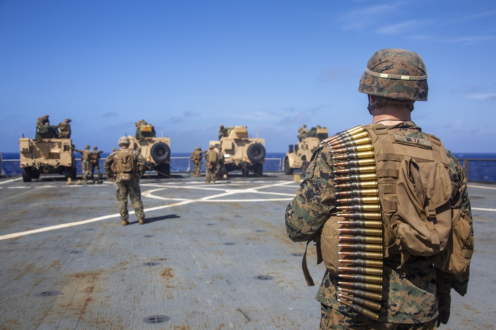 Guns Up: 31st MEU CAAT 2 increases proficiency with crew-served weapons