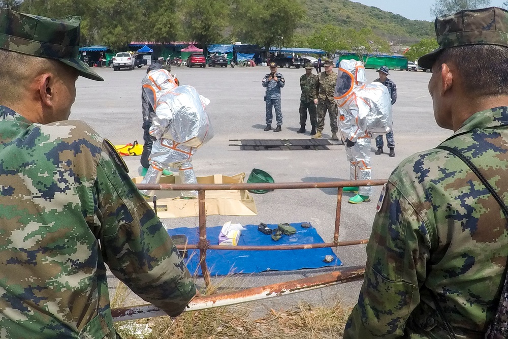 Cobra Gold 20: 31st MEU, Royal Thai Military conduct a CBRN demonstration