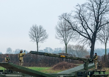 NATO troops rehearse river crossing drills ahead of Defender Europe