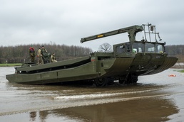 NATO troops rehearse river crossing drills ahead of Defender Europe