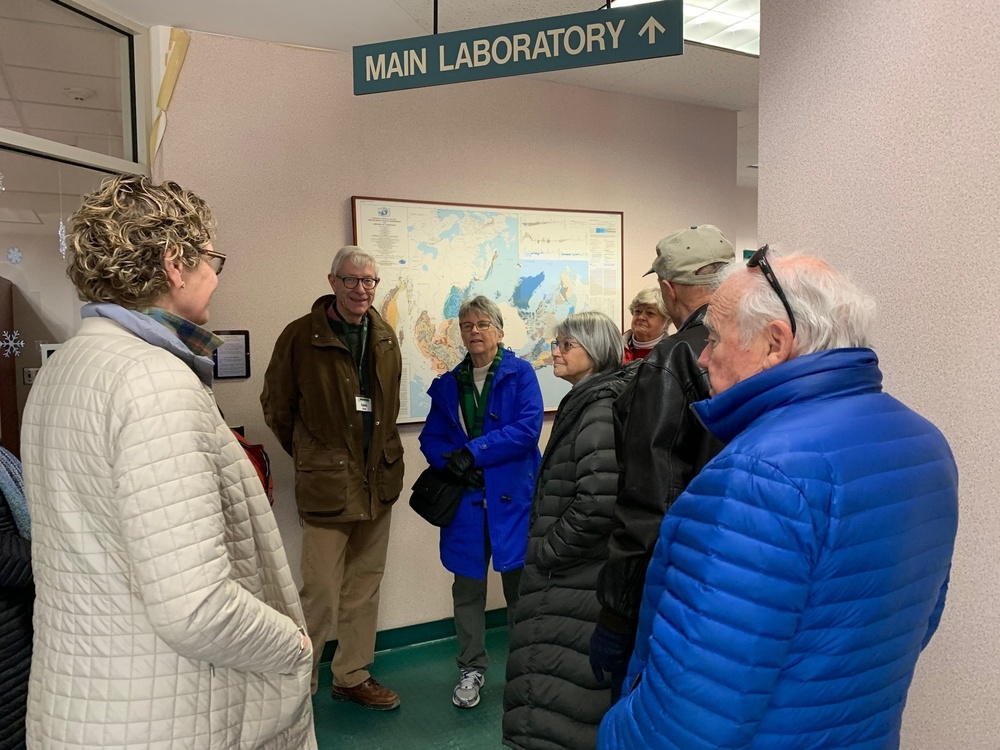 Osher Lifelong Learning Institute program students visit the Cold Regions Research and Engineering Laboratory