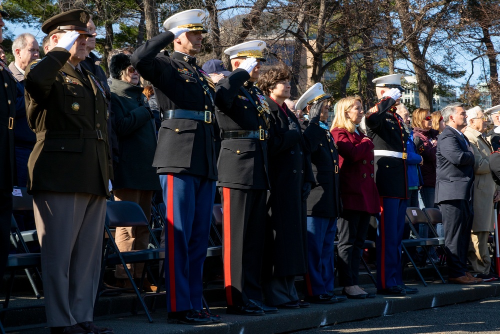 Wreath Laying Honoring the 75th Anniversary of the Battle of Iwo Jima