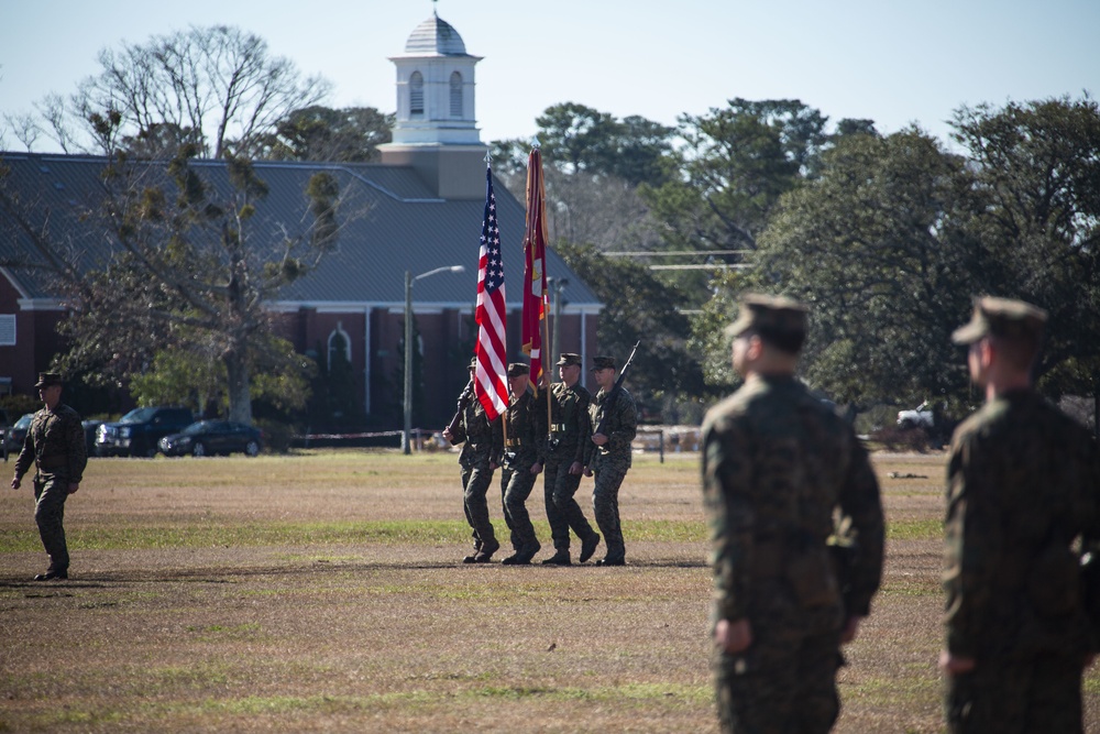 Former 24th MEU Operations Officer assumes command of 1/8