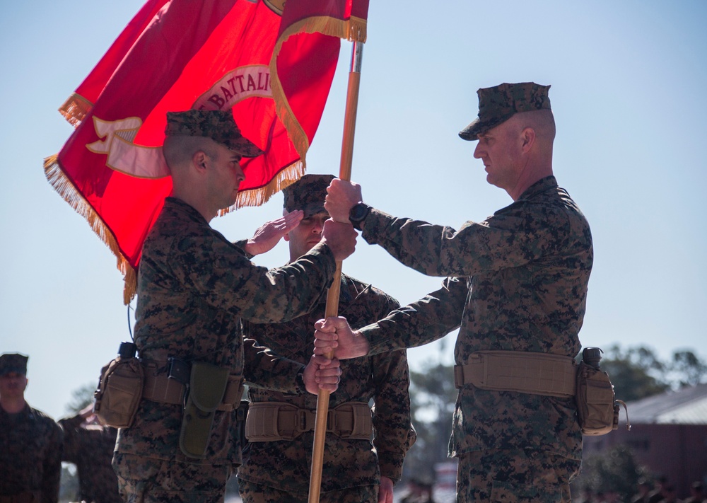 Former 24th MEU Operations Officer assumes command of 1/8