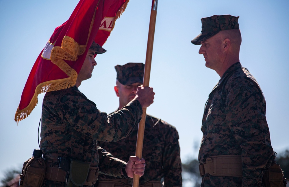 Former 24th MEU Operations Officer assumes command of 1/8