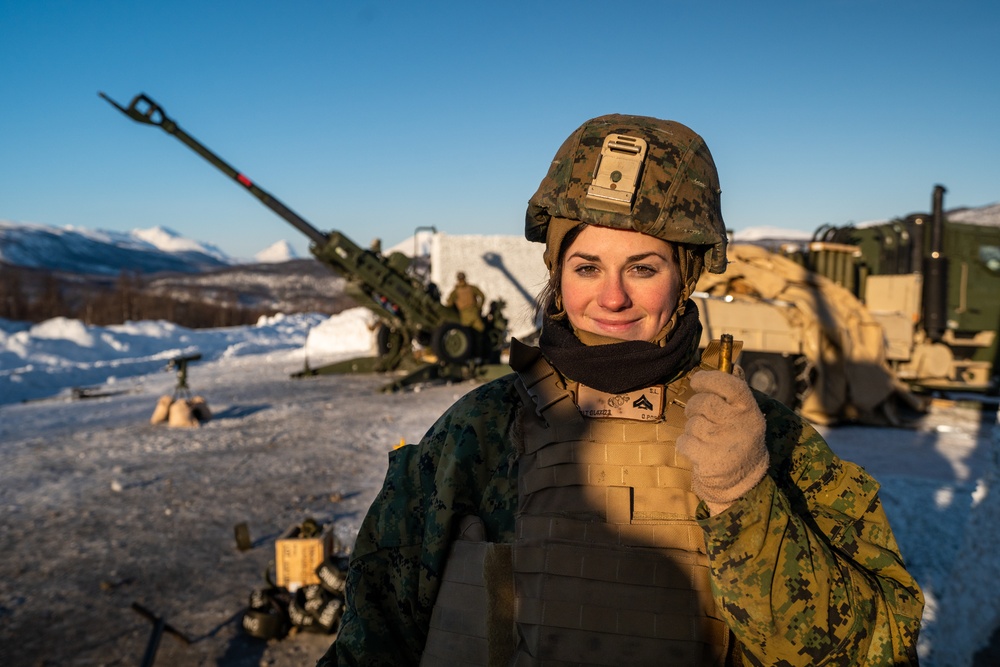 First Female Artillery Chief Fires Howitzer