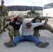 Raptor Task Force Military Police Drag Simulated Casualty to Safety