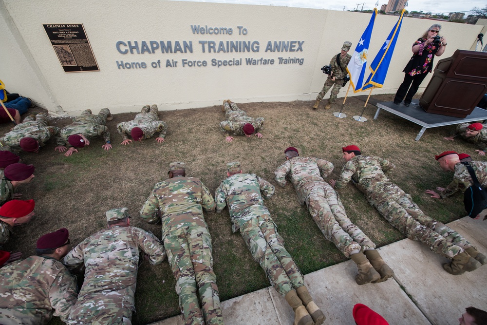 JBSA training annex dedicated to fallen Air Force Medal of Honor recipient