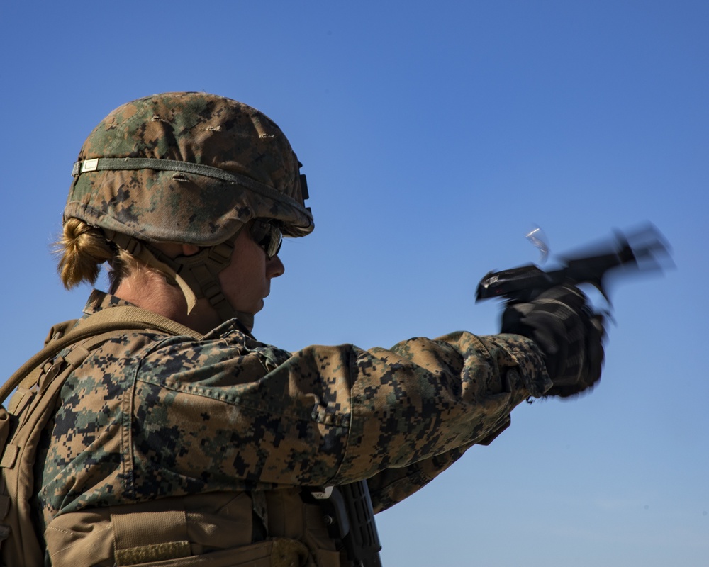 1st Law Enforcement Battalion conducts live-fire range