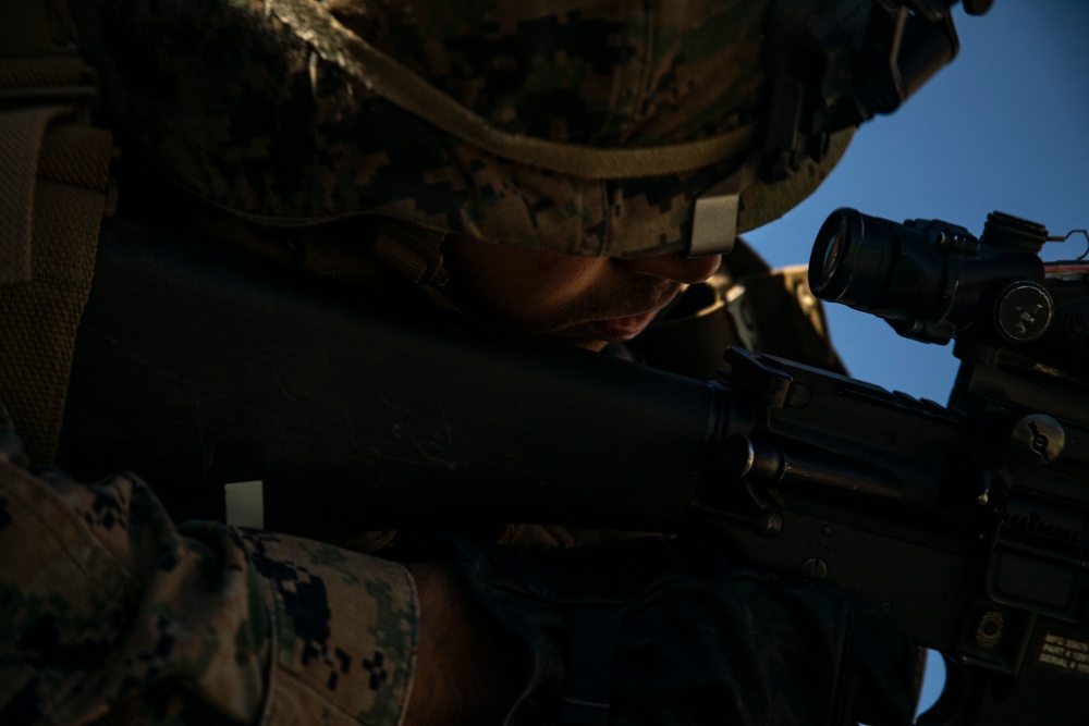 1st Law Enforcement Battalion conducts live-fire range