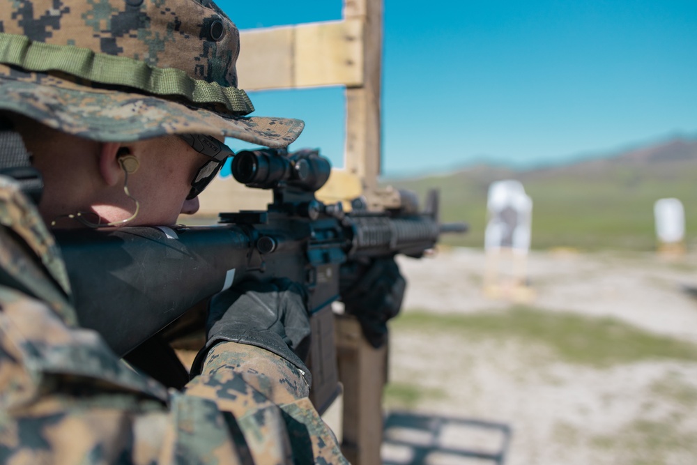 1st Law Enforcement Battalion conducts live-fire range