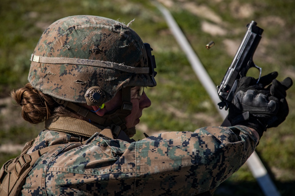 1st Law Enforcement Battalion conducts live-fire range