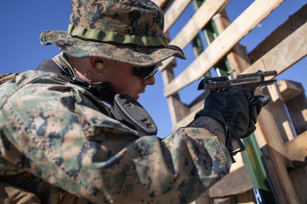 1st Law Enforcement Battalion conducts live-fire range