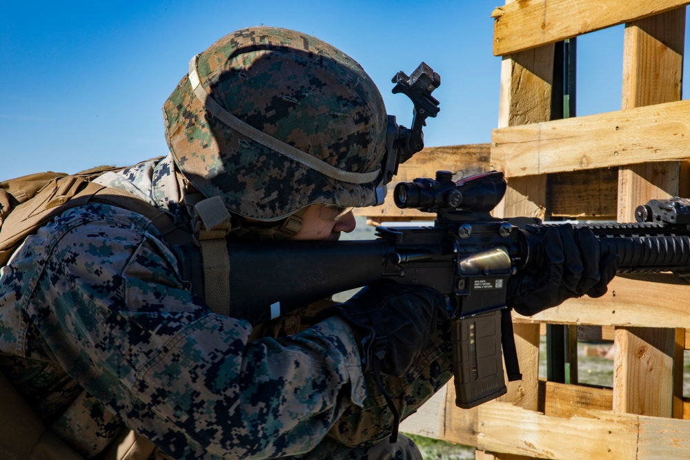 1st Law Enforcement Battalion conducts live-fire range