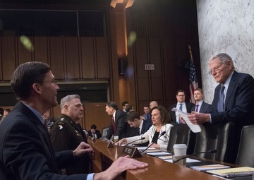 Secretary Esper, Chairman Provide Testimony for Senate Budget Posture Hearing