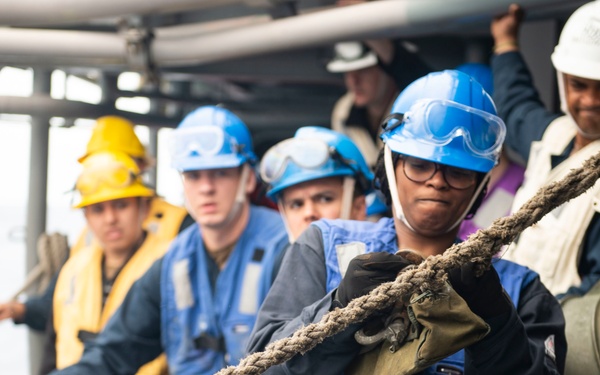 Vella Gulf Conducts Operations in the Atlantic