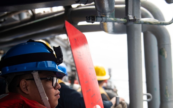 Vella Gulf Conducts Operations in the Atlantic