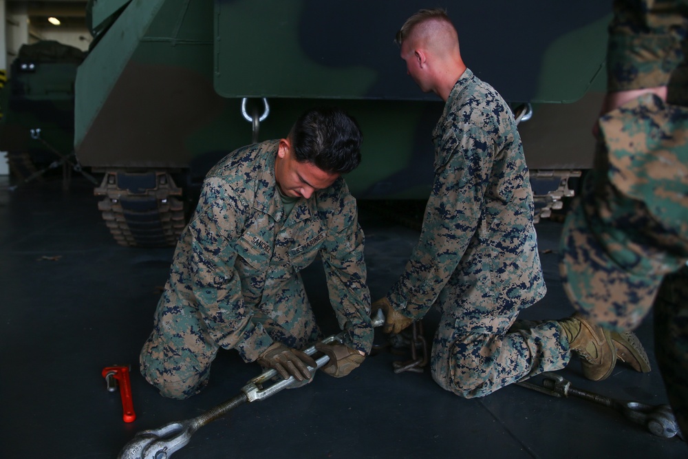 Walk The Plank | U.S. Marines with 3rd Marine Logistics Group refine their Maritime Prepositioning Force skills