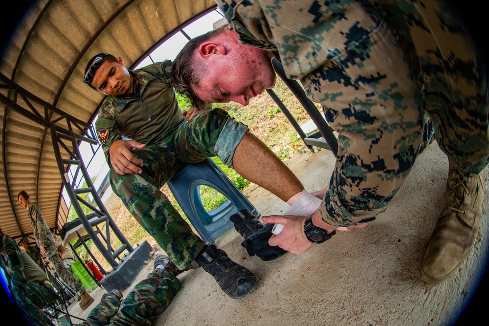 Cobra Gold 2020: 31st MEU MRF, Royal Thai Marines send rounds down range during bilateral sniper training