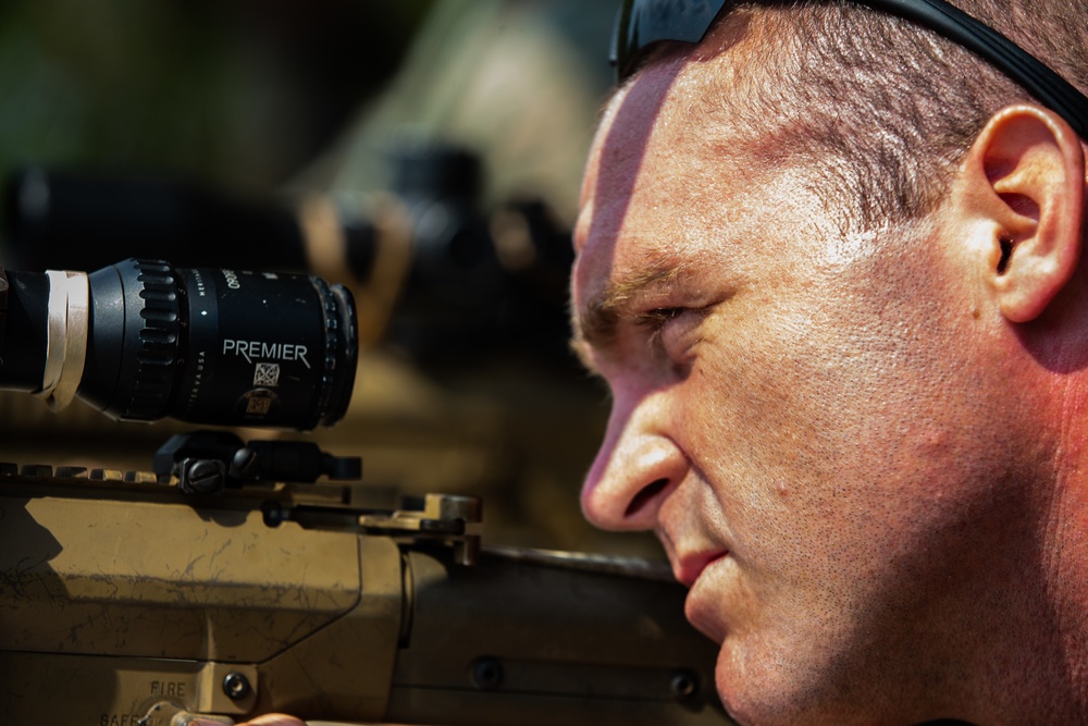 Cobra Gold 2020: 31st MEU MRF, Royal Thai Marines send rounds down range during bilateral sniper training